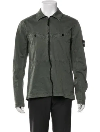 Pre-owned Stone Island Utility Jacket In Green