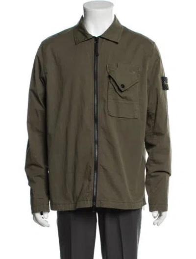 Pre-owned Stone Island Utility Jacket In Green