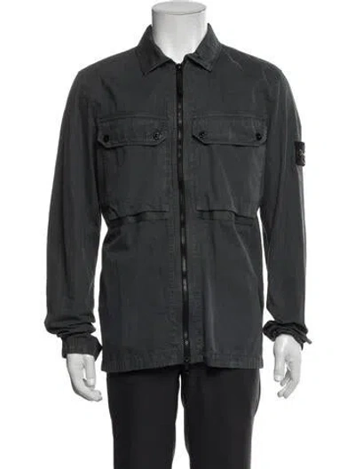 Pre-owned Stone Island Utility Jacket W/ Tags In Gray