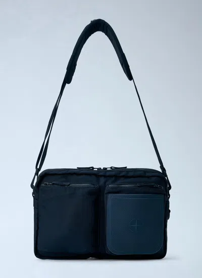 Stone Island Utility Shoulder Bag In Black