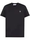 Stone Island V-neck T-shirt In Black