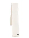 Stone Island Vanisé Full Rib Rws Wool Scarf In Neutrals