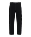 Stone Island Cotton Regular Fit Pants In Black