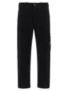 Stone Island Cotton Regular Fit Pants In Black