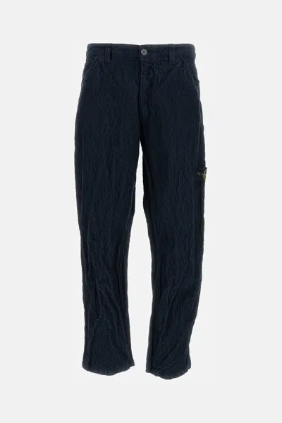 STONE ISLAND VELVET TROUSERS