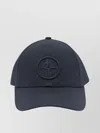 Stone Island Versatile Cap With Curved Brim And Logo In Blue
