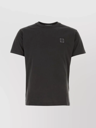 Stone Island Versatile Crew Neck T-shirt In Black