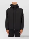 Stone Island Versatile Hooded Jacket Adjustable Features In Black