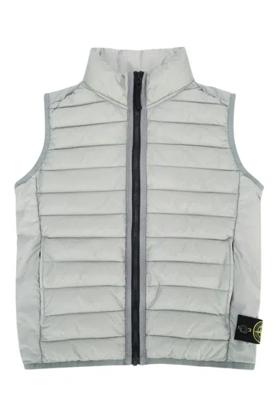 Stone Island Kids' Vest In Gray