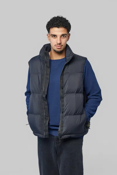 Stone Island Vest In Black