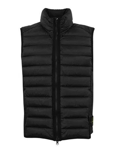 STONE ISLAND VEST G100007 LOOM WOVEN CHAMBERS NYLON
