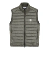 Stone Island Waistcoat Green Polyamide In Green
