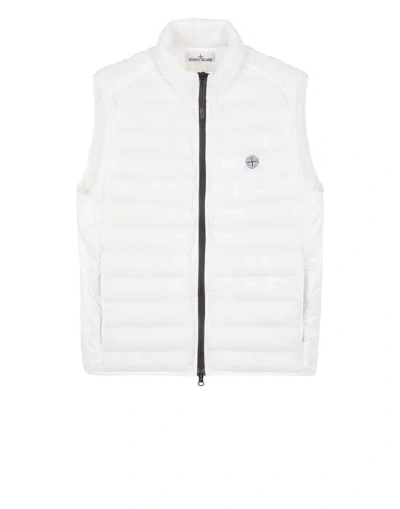 Stone Island Waistcoat White Polyamide