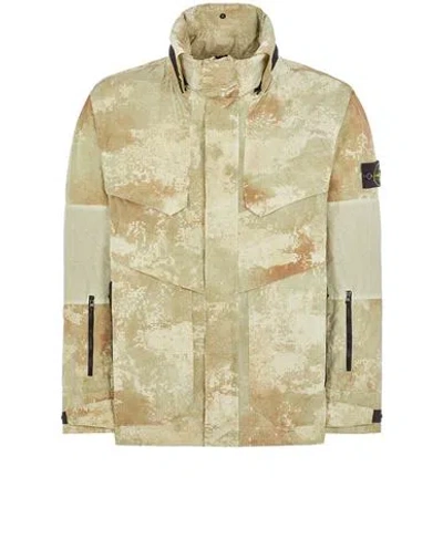 Stone Island Lightweight Jacket Beige Polyamide In Neutral