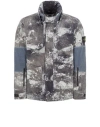 Stone Island Lightweight Jacket Gray Polyamide In Gris