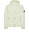 Stone Island Veste Légère Vert Polyester, Élasthanne In Green