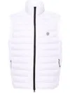 Stone Island Compass-motif Padded Gilet In White