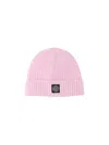 Stone Island Light Rws Geelong Wool Beanie In Pink