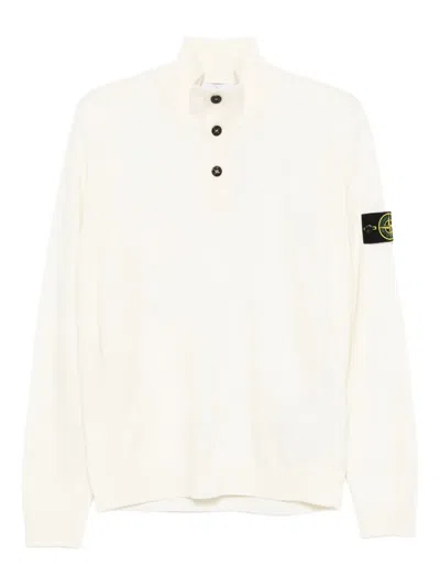 Stone Island Virgin Wool-blend Jumper In Neutral