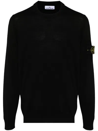 STONE ISLAND STONE ISLAND VIRGIN WOOL CREW-NECK SWEATER