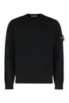 Stone Island Cotton Sweatshirt In Black