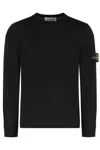 Stone Island Cotton Sweatshirt In Black