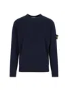 Stone Island Midnight Blue Cotton Sweatshirt In Blue
