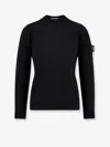 Stone Island Cotton Sweatshirt In Black