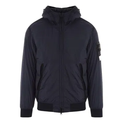 STONE ISLAND STONE ISLAND WAFFEN PATCH CRINKLE LABS PRIMALOFT JACKET 'NAVY'