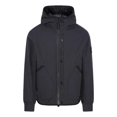 Stone Island Waffen Patch Shell R Hooded Jacket 'black'