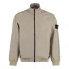 Stone Island Waffen Patch Tech Track Jacket 'tan' In Brown