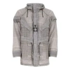 Stone Island Waffen Reflective Windbreaker 'grey' In Gray