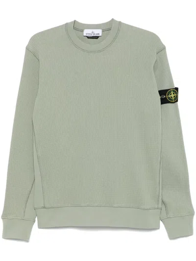 Stone Island Compass Badge Sweatshirt In Multi