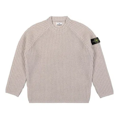 Stone Island Waffle Sweater 'plaster'