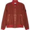 Stone Island Nylon Metal Bomber Jacket In V007a Copper