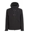Stone Island Water-resistant Hooded Short Coat In Black
