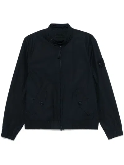 Stone Island Weatherproof Bomber In Blue