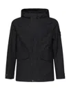 Stone Island Hooded Waterproof Cotton Jacket