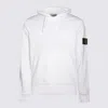 Stone Island White Cotton Sweatshirt In White