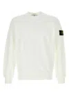 Stone Island Logo Sweatshirt In White