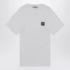 Stone Island Classic Small Logo Tee In White