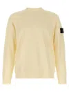 Stone Island Cotton Sweatshirt In White