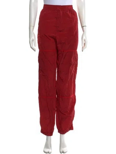 Pre-owned Stone Island Wide Leg Pants In Red