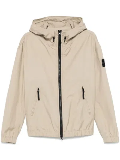 Stone Island Wind-resistant Blush Beige Watro-tc Jacket In Multi