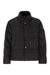 Stone Island Wind-resistant Bomber Jacket In Black