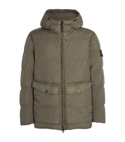 STONE ISLAND WIND-RESISTANT HOODED PARKA