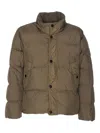 Stone Island Wind-resistant Padded Bomber Jacket In Green