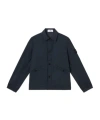 Stone Island Wind-resistant Shirt Jacket With Anti-drop In Navy Blue