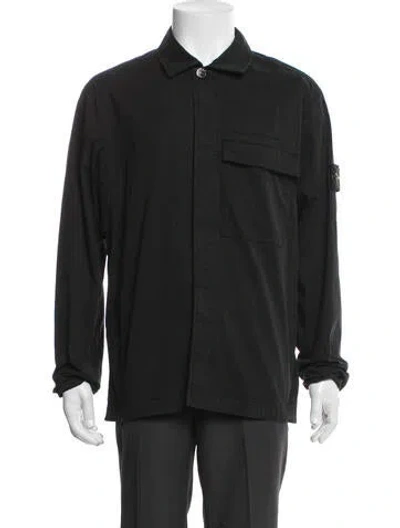 Pre-owned Stone Island Windbreaker In Black