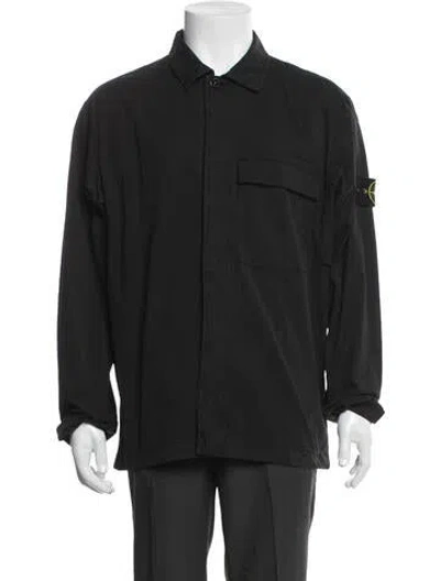 Pre-owned Stone Island Windbreaker In Black